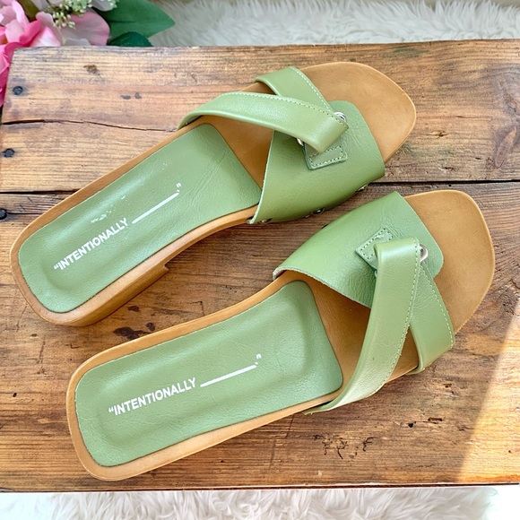 NEW Free People x Intentionally Blank Cleo Clog Sandal 38 NWOB - Picture 5 of 16
